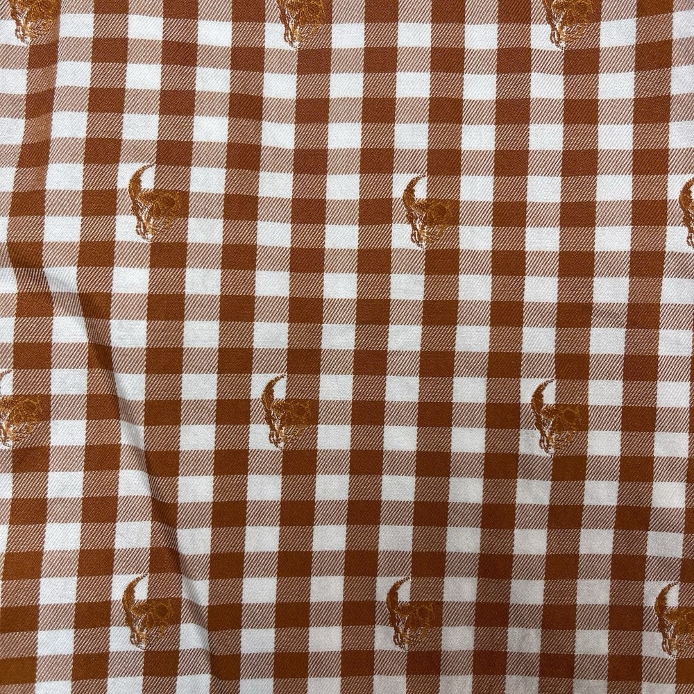 Robert Graham Shirt Mens‎ 3XL White Burnt Orange Check Short Sleeve Classic Fit - Picture 7 of 12